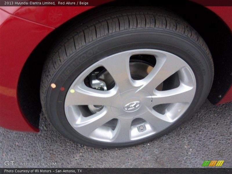 Red Allure / Beige 2013 Hyundai Elantra Limited