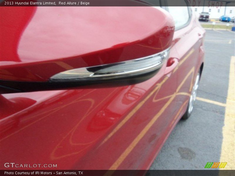 Red Allure / Beige 2013 Hyundai Elantra Limited