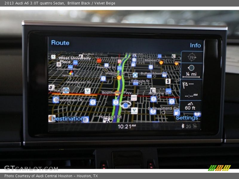 Brilliant Black / Velvet Beige 2013 Audi A6 3.0T quattro Sedan