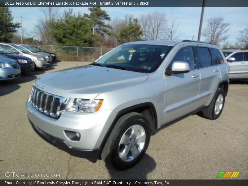 Bright Silver Metallic / Black 2013 Jeep Grand Cherokee Laredo X Package 4x4