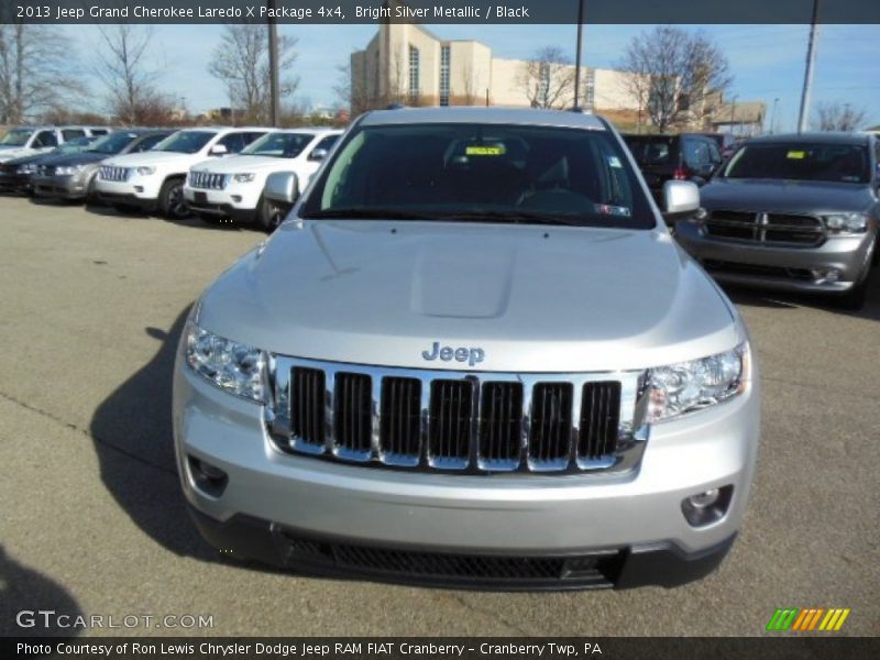 Bright Silver Metallic / Black 2013 Jeep Grand Cherokee Laredo X Package 4x4