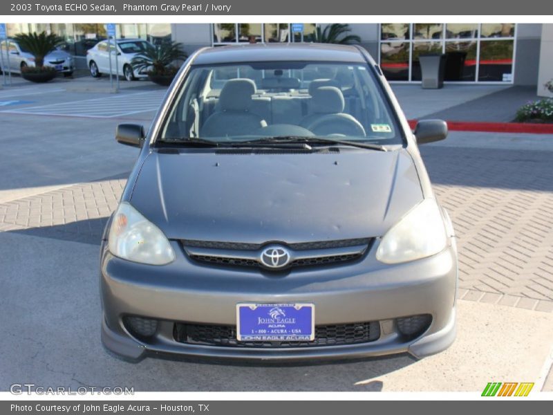 Phantom Gray Pearl / Ivory 2003 Toyota ECHO Sedan