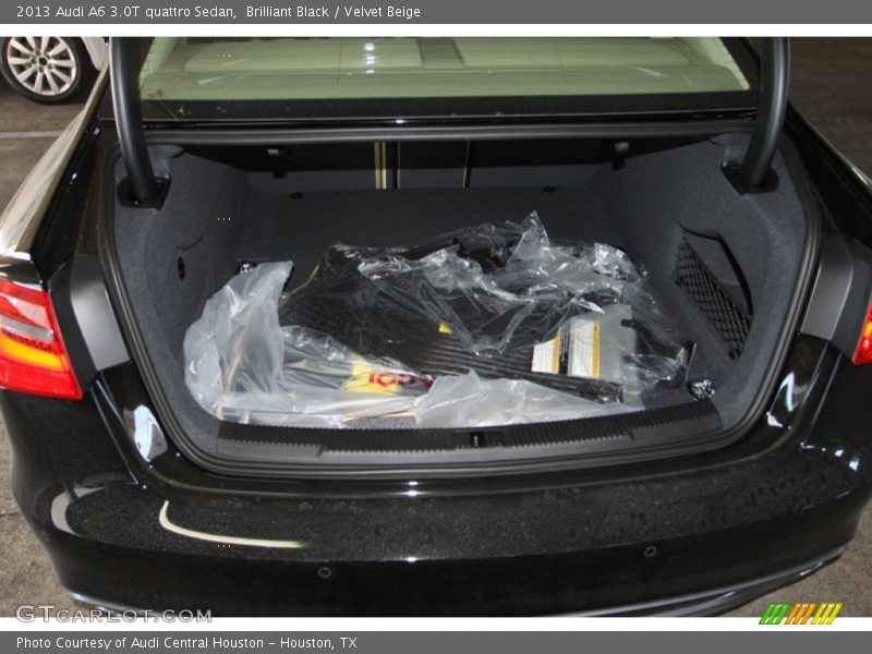 Brilliant Black / Velvet Beige 2013 Audi A6 3.0T quattro Sedan