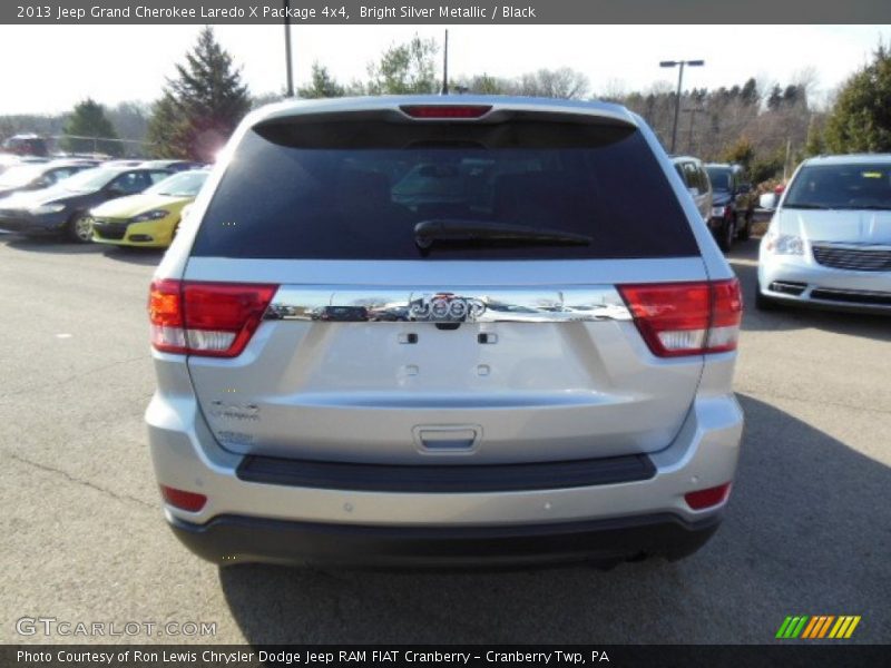 Bright Silver Metallic / Black 2013 Jeep Grand Cherokee Laredo X Package 4x4