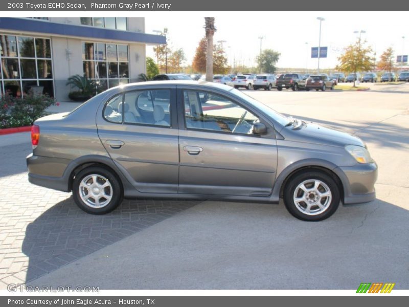 Phantom Gray Pearl / Ivory 2003 Toyota ECHO Sedan