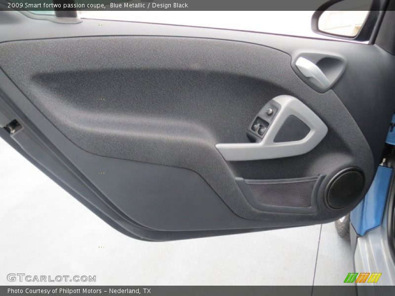 Blue Metallic / Design Black 2009 Smart fortwo passion coupe