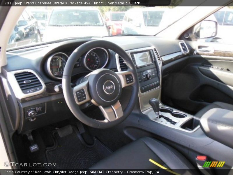 Bright Silver Metallic / Black 2013 Jeep Grand Cherokee Laredo X Package 4x4