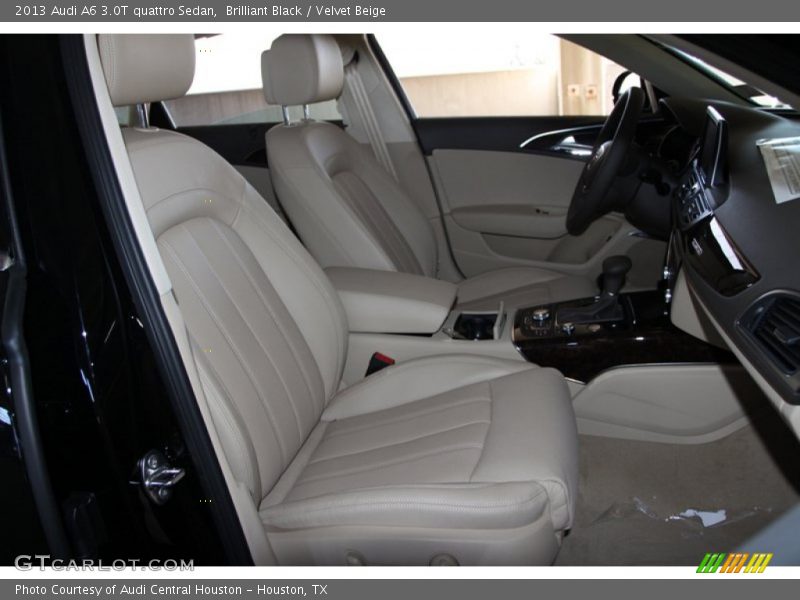 Brilliant Black / Velvet Beige 2013 Audi A6 3.0T quattro Sedan