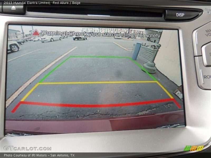 Red Allure / Beige 2013 Hyundai Elantra Limited
