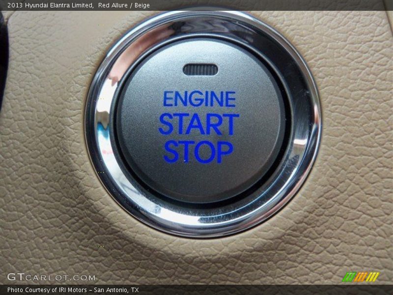 Red Allure / Beige 2013 Hyundai Elantra Limited