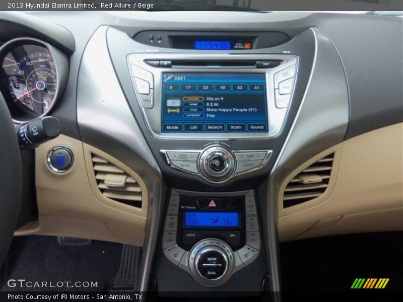 Red Allure / Beige 2013 Hyundai Elantra Limited
