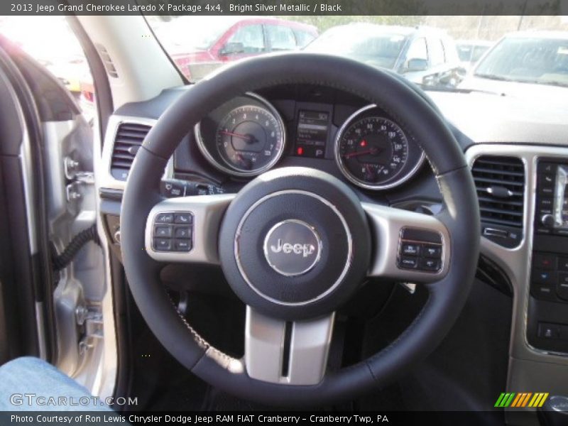 Bright Silver Metallic / Black 2013 Jeep Grand Cherokee Laredo X Package 4x4