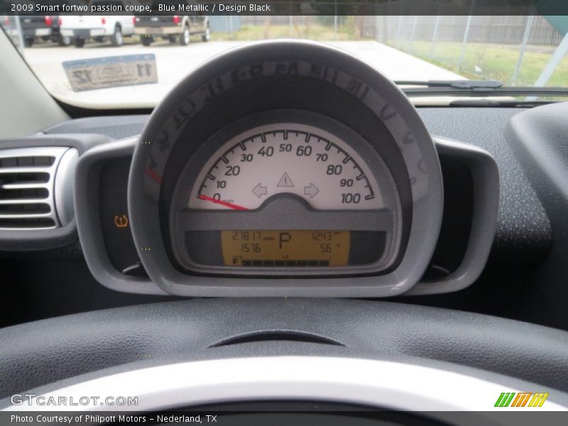  2009 fortwo passion coupe passion coupe Gauges