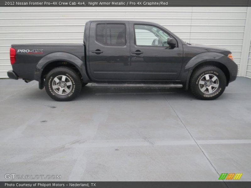 Night Armor Metallic / Pro 4X Graphite/Red 2012 Nissan Frontier Pro-4X Crew Cab 4x4