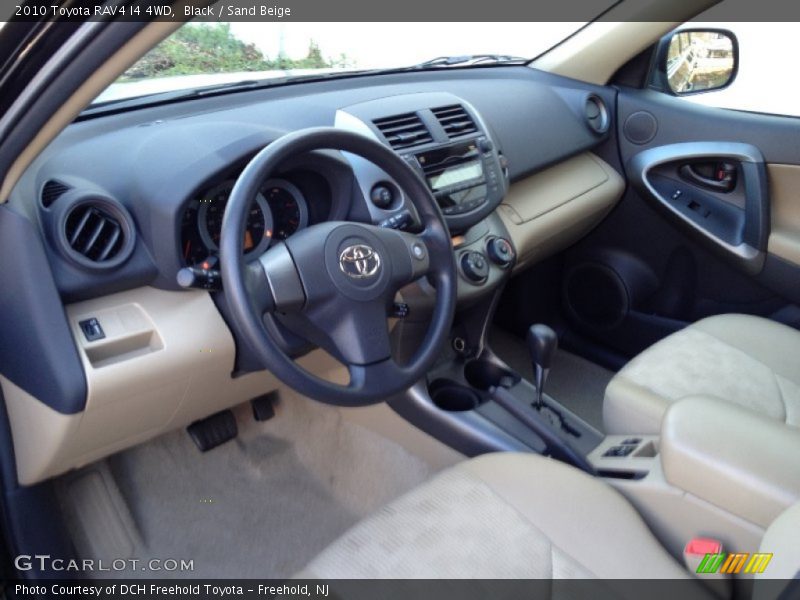 Black / Sand Beige 2010 Toyota RAV4 I4 4WD