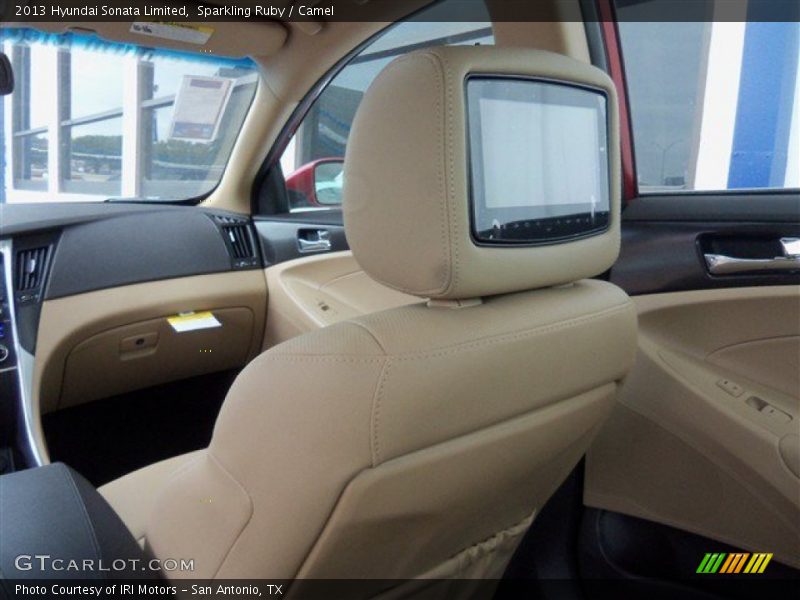 Sparkling Ruby / Camel 2013 Hyundai Sonata Limited