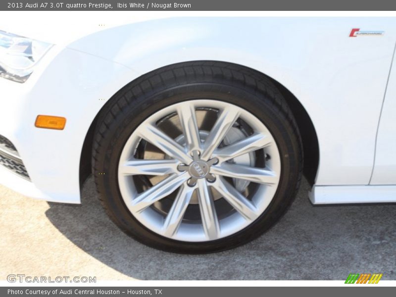 Ibis White / Nougat Brown 2013 Audi A7 3.0T quattro Prestige