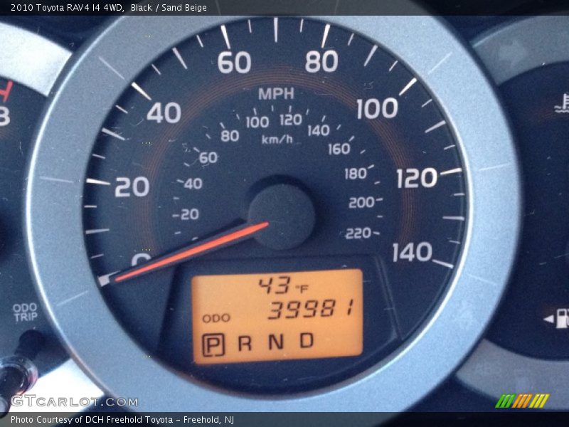 Black / Sand Beige 2010 Toyota RAV4 I4 4WD