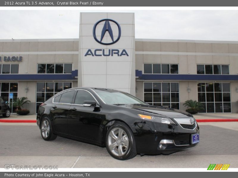Crystal Black Pearl / Ebony 2012 Acura TL 3.5 Advance