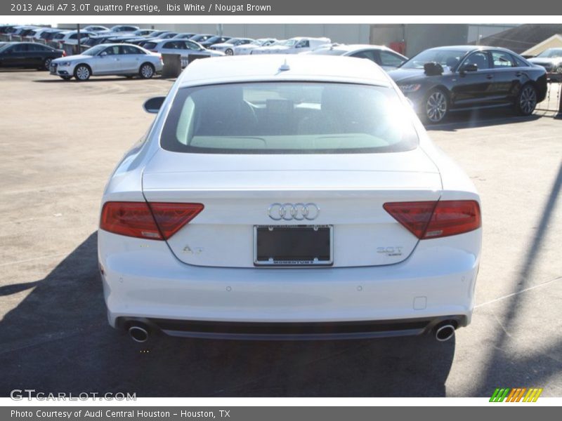 Ibis White / Nougat Brown 2013 Audi A7 3.0T quattro Prestige