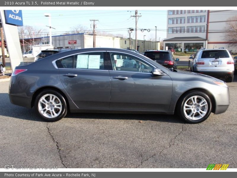 Polished Metal Metallic / Ebony 2010 Acura TL 3.5