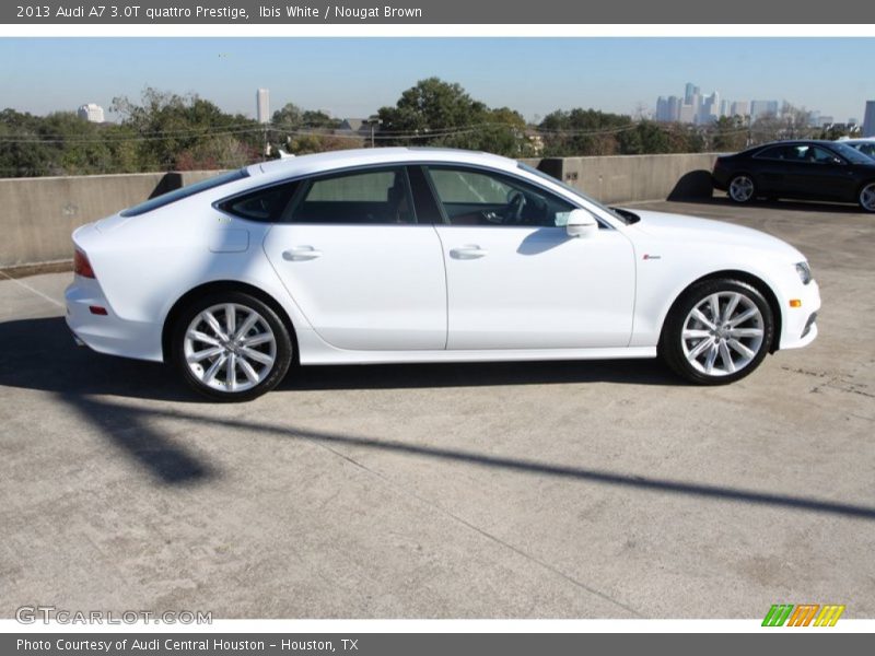 Ibis White / Nougat Brown 2013 Audi A7 3.0T quattro Prestige