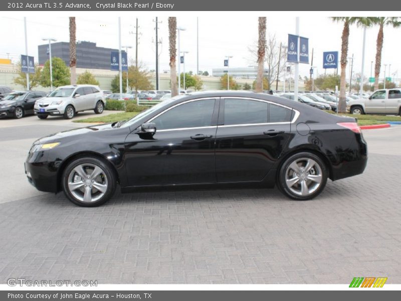 Crystal Black Pearl / Ebony 2012 Acura TL 3.5 Advance