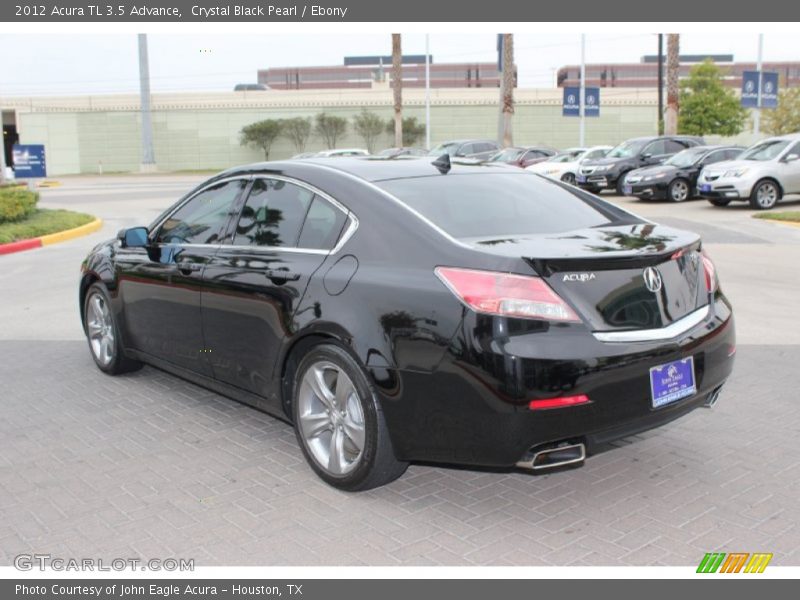 Crystal Black Pearl / Ebony 2012 Acura TL 3.5 Advance