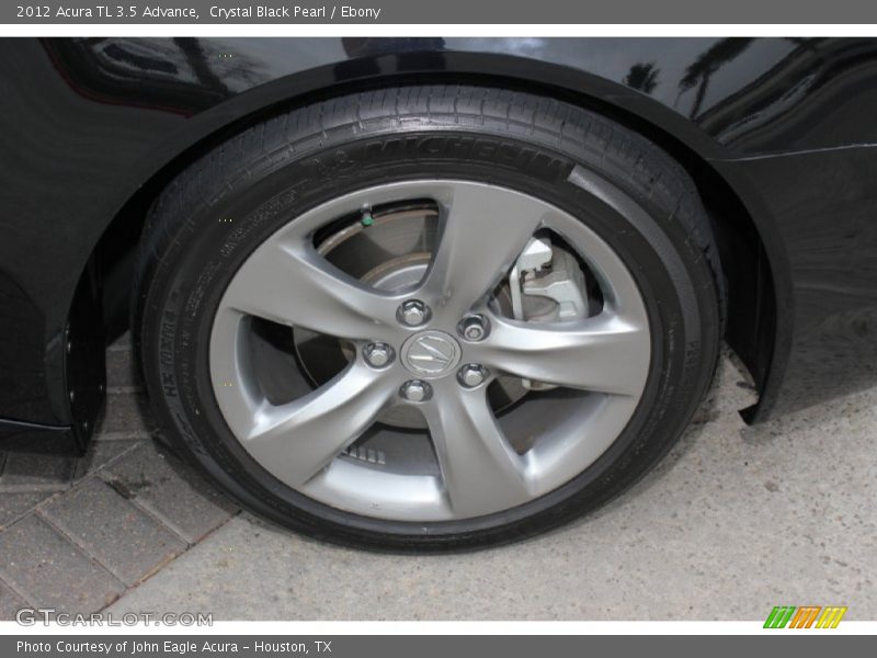 Crystal Black Pearl / Ebony 2012 Acura TL 3.5 Advance