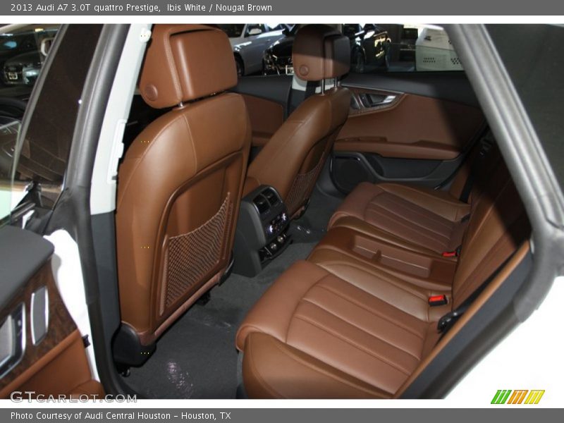 Ibis White / Nougat Brown 2013 Audi A7 3.0T quattro Prestige