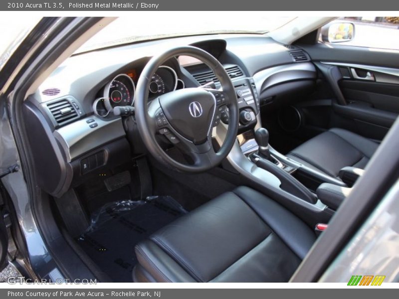 Polished Metal Metallic / Ebony 2010 Acura TL 3.5