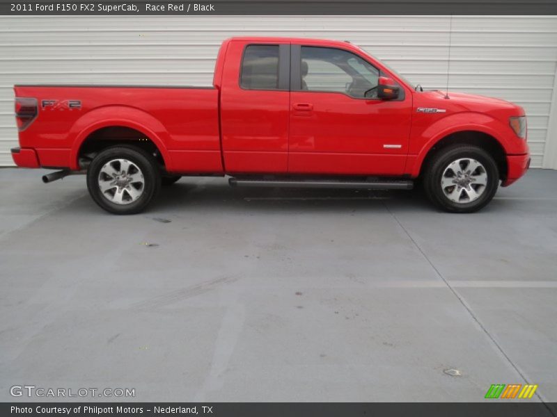 Race Red / Black 2011 Ford F150 FX2 SuperCab