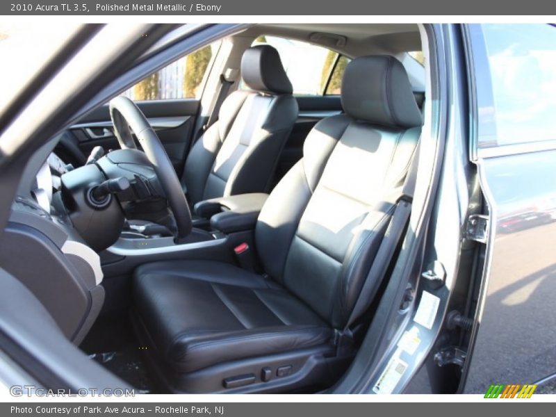 Polished Metal Metallic / Ebony 2010 Acura TL 3.5