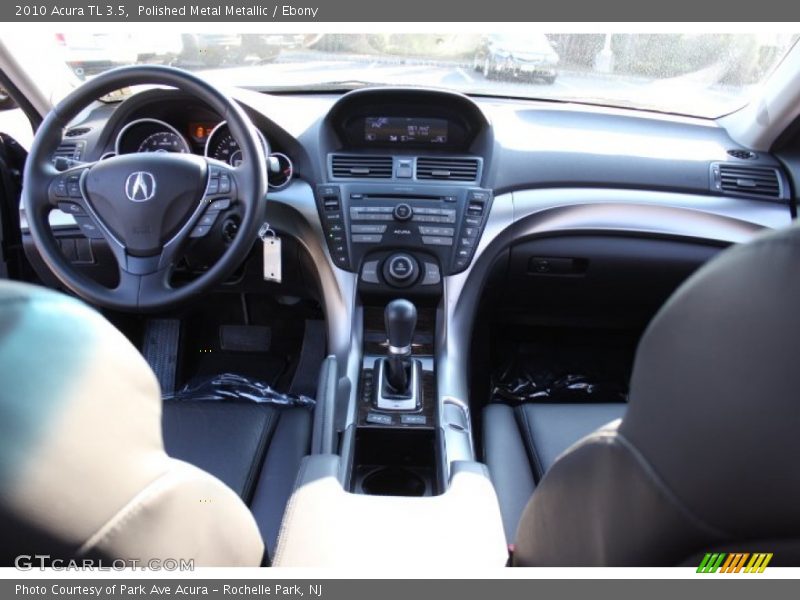 Polished Metal Metallic / Ebony 2010 Acura TL 3.5