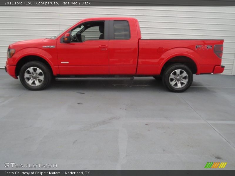 Race Red / Black 2011 Ford F150 FX2 SuperCab