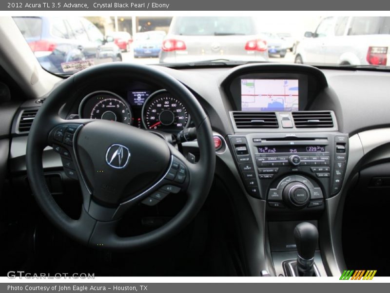 Crystal Black Pearl / Ebony 2012 Acura TL 3.5 Advance
