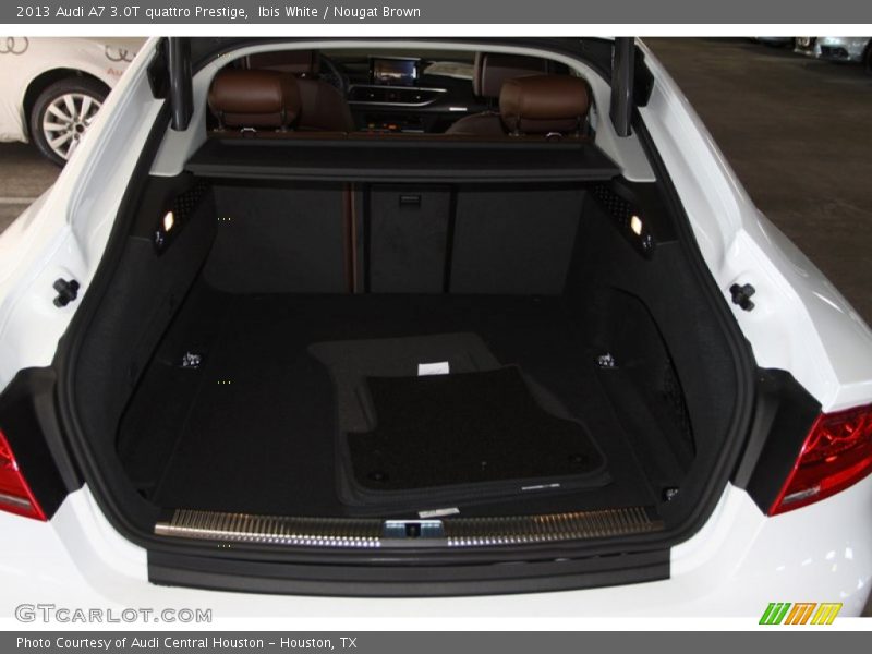 Ibis White / Nougat Brown 2013 Audi A7 3.0T quattro Prestige