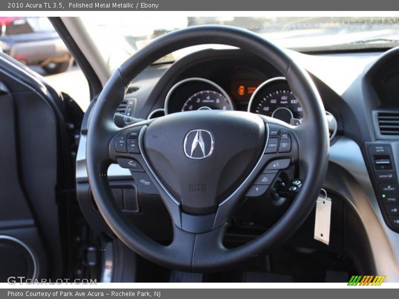 Polished Metal Metallic / Ebony 2010 Acura TL 3.5