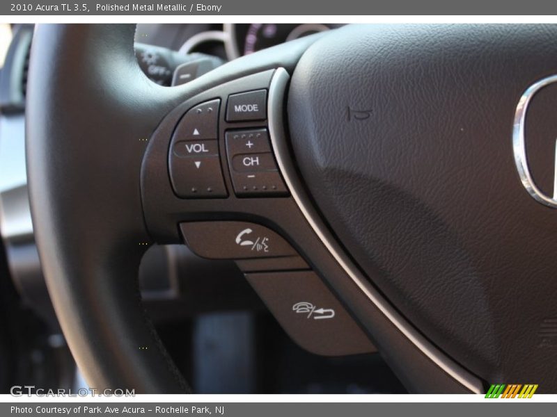 Polished Metal Metallic / Ebony 2010 Acura TL 3.5