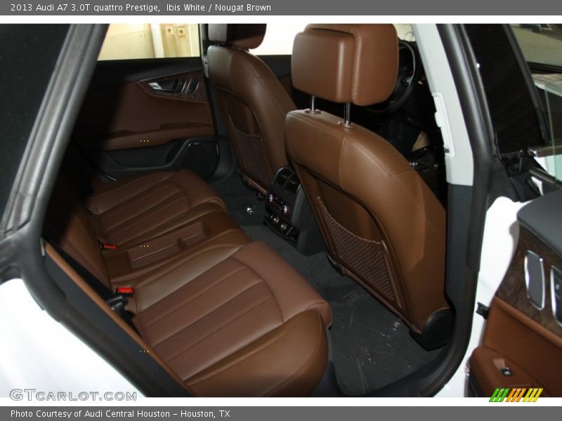 Ibis White / Nougat Brown 2013 Audi A7 3.0T quattro Prestige