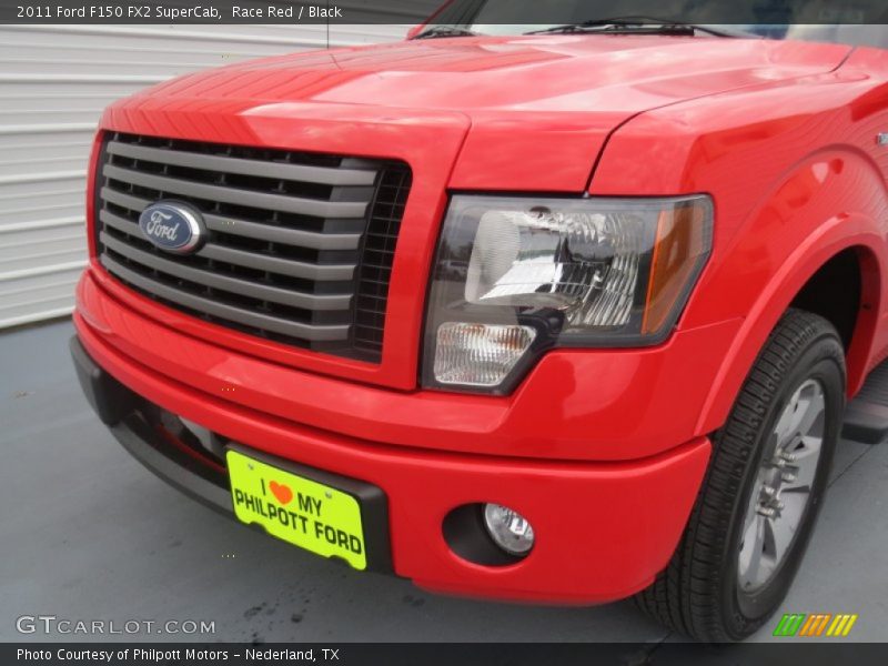 Race Red / Black 2011 Ford F150 FX2 SuperCab