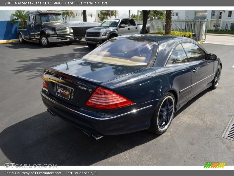 Capri Blue Metallic / Java 2005 Mercedes-Benz CL 65 AMG