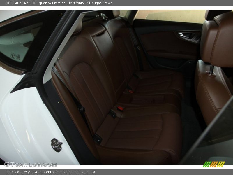 Ibis White / Nougat Brown 2013 Audi A7 3.0T quattro Prestige