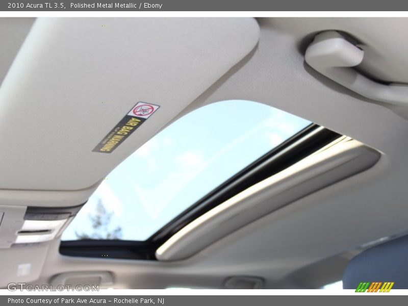 Polished Metal Metallic / Ebony 2010 Acura TL 3.5