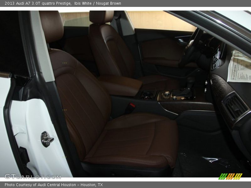 Ibis White / Nougat Brown 2013 Audi A7 3.0T quattro Prestige