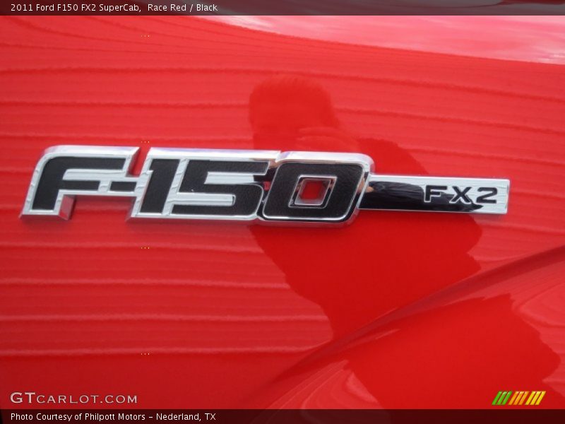 Race Red / Black 2011 Ford F150 FX2 SuperCab