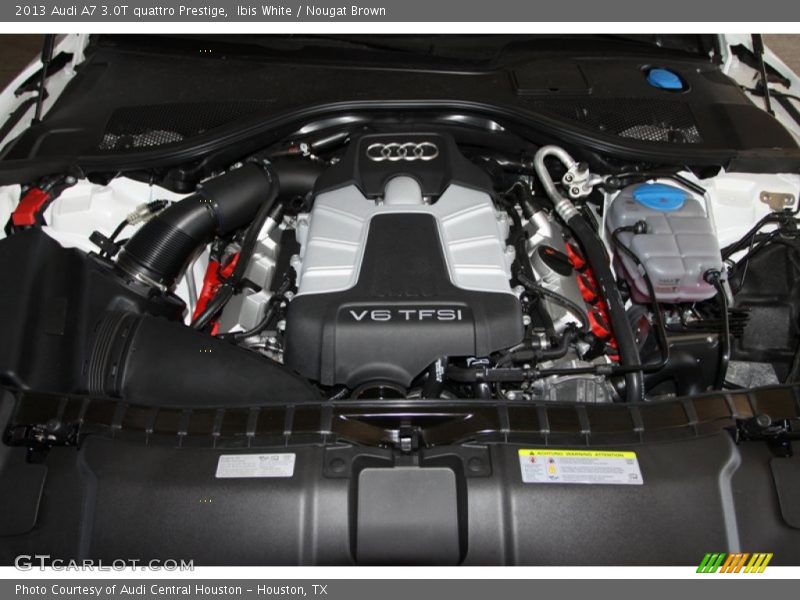 Ibis White / Nougat Brown 2013 Audi A7 3.0T quattro Prestige