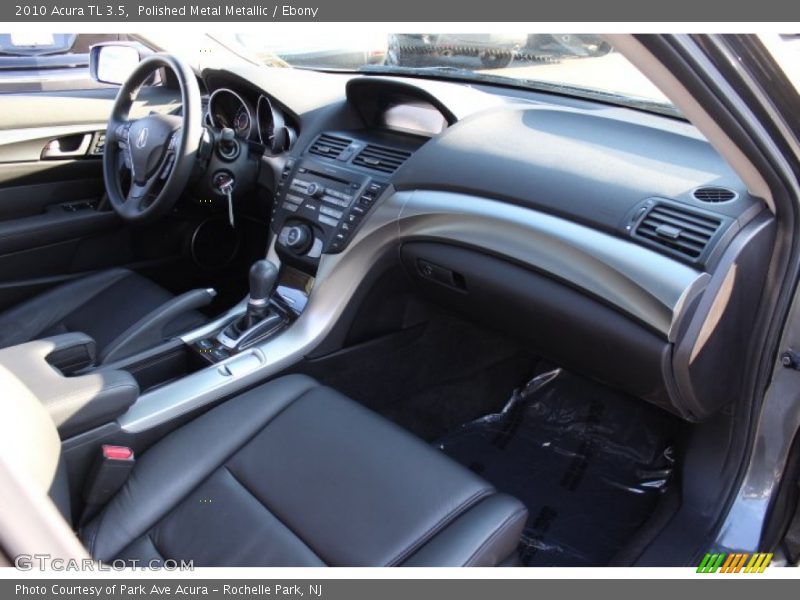 Polished Metal Metallic / Ebony 2010 Acura TL 3.5
