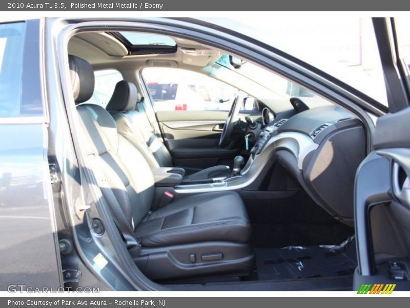 Polished Metal Metallic / Ebony 2010 Acura TL 3.5