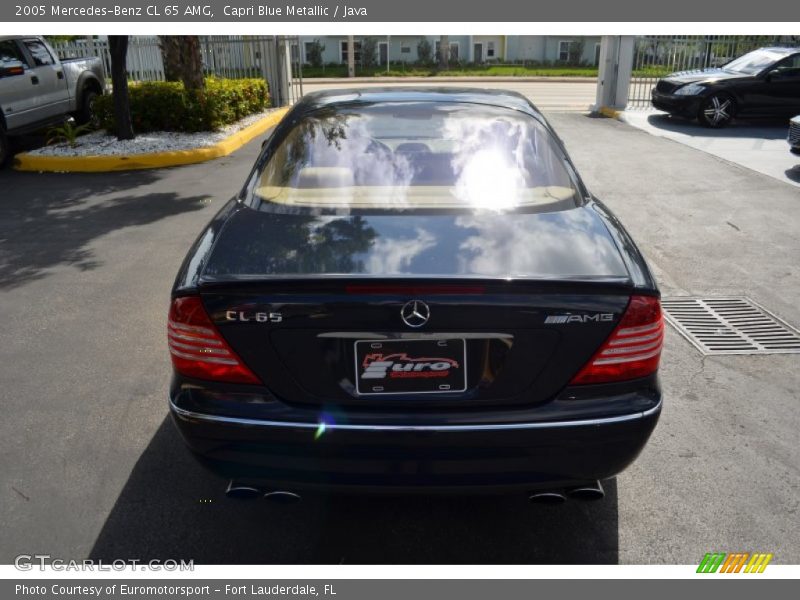 Capri Blue Metallic / Java 2005 Mercedes-Benz CL 65 AMG